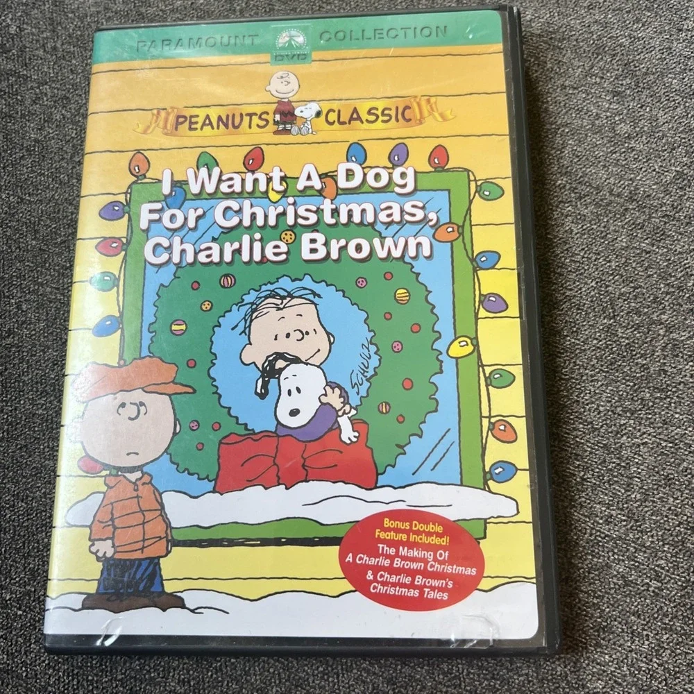 I Want a Dog for Christmas Charlie Brown (DVD, 2004)‎
